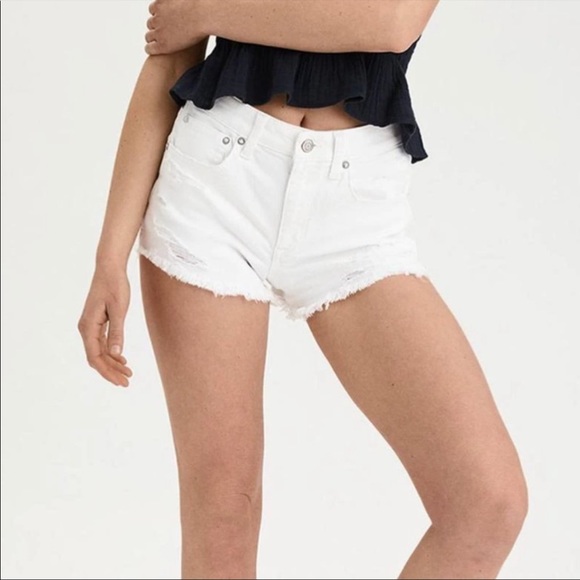 White American Eagle Jean Shorts - Picture 1 of 8